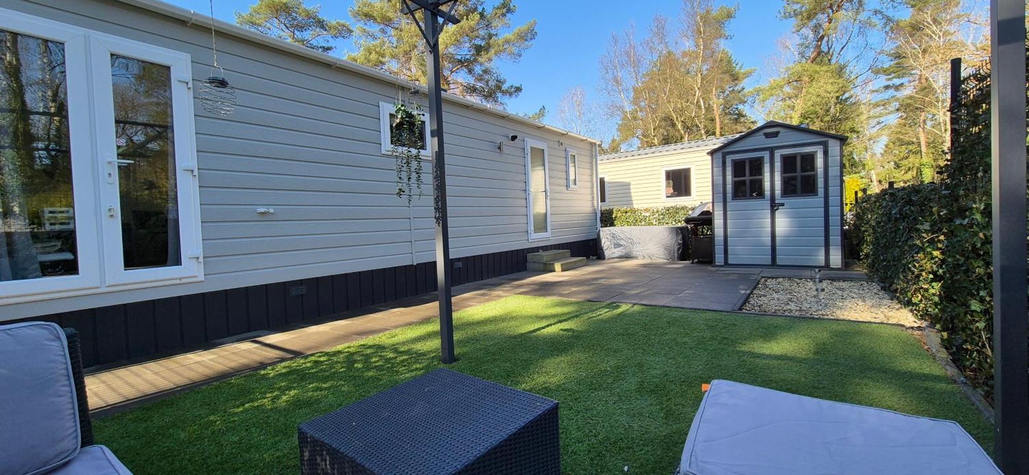 Het Veluwse Boshuisje Knus Chalet Met Omheinde Tuin Op De Veluwe Hoenderloo Zewnętrze zdjęcie