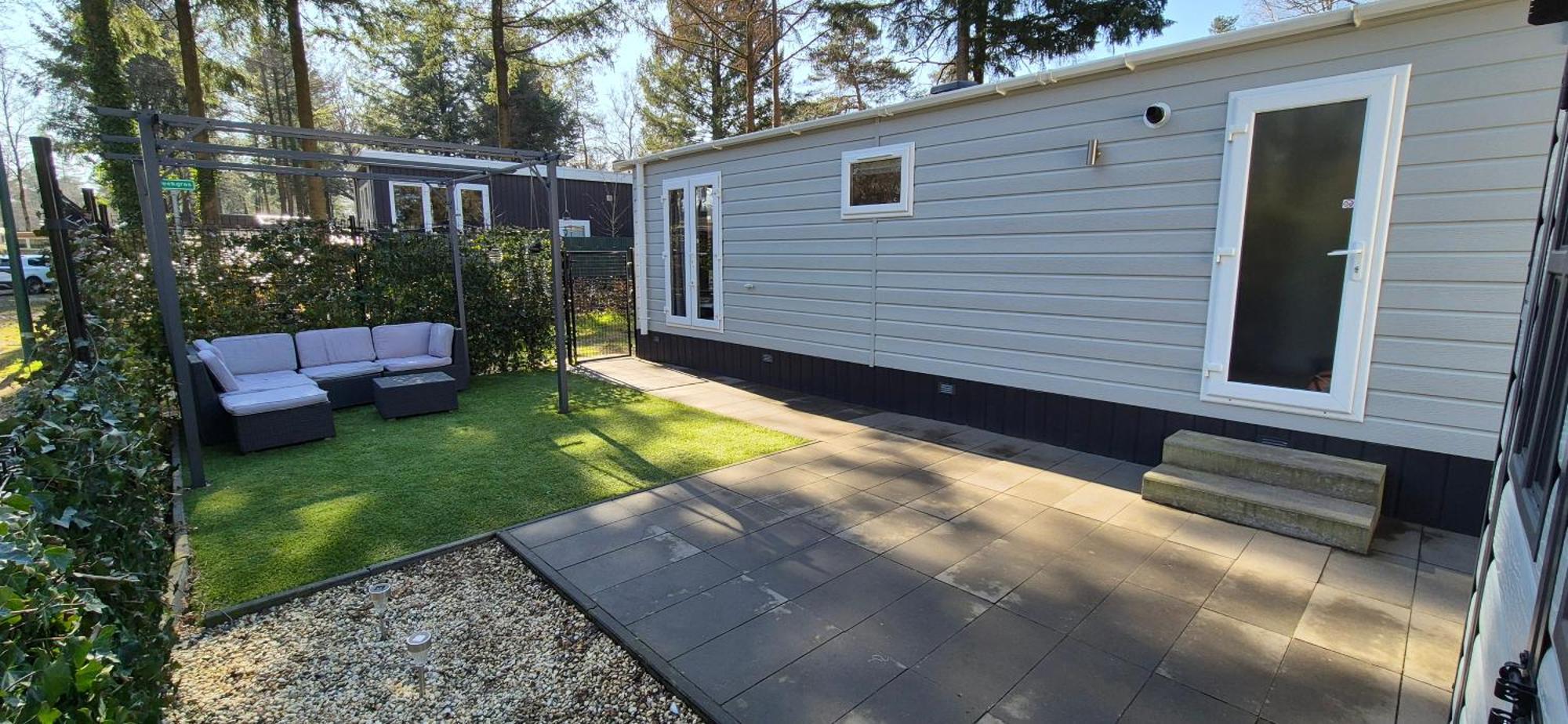 Het Veluwse Boshuisje Knus Chalet Met Omheinde Tuin Op De Veluwe Hoenderloo Zewnętrze zdjęcie